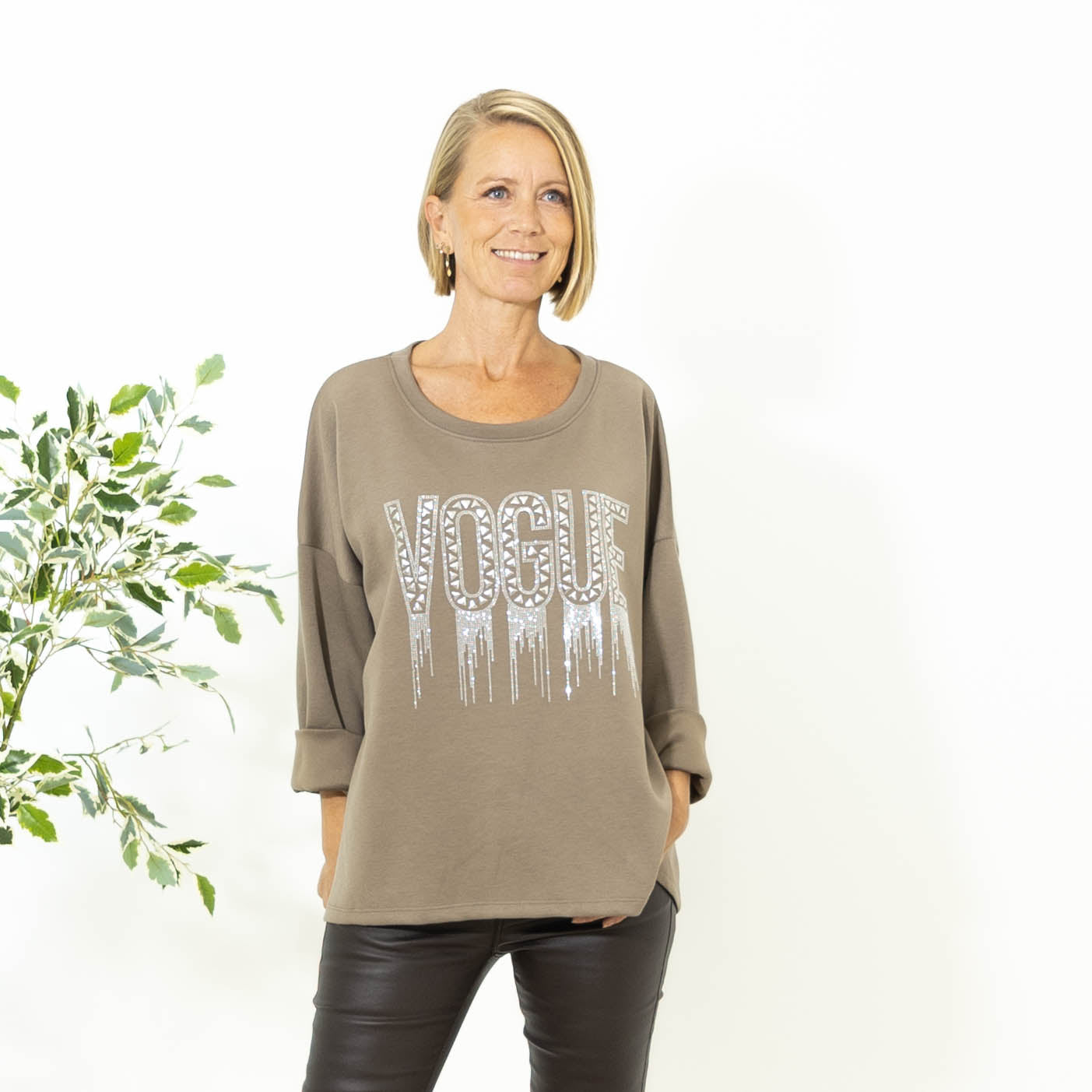 Winnie sweatshirt, Taupe