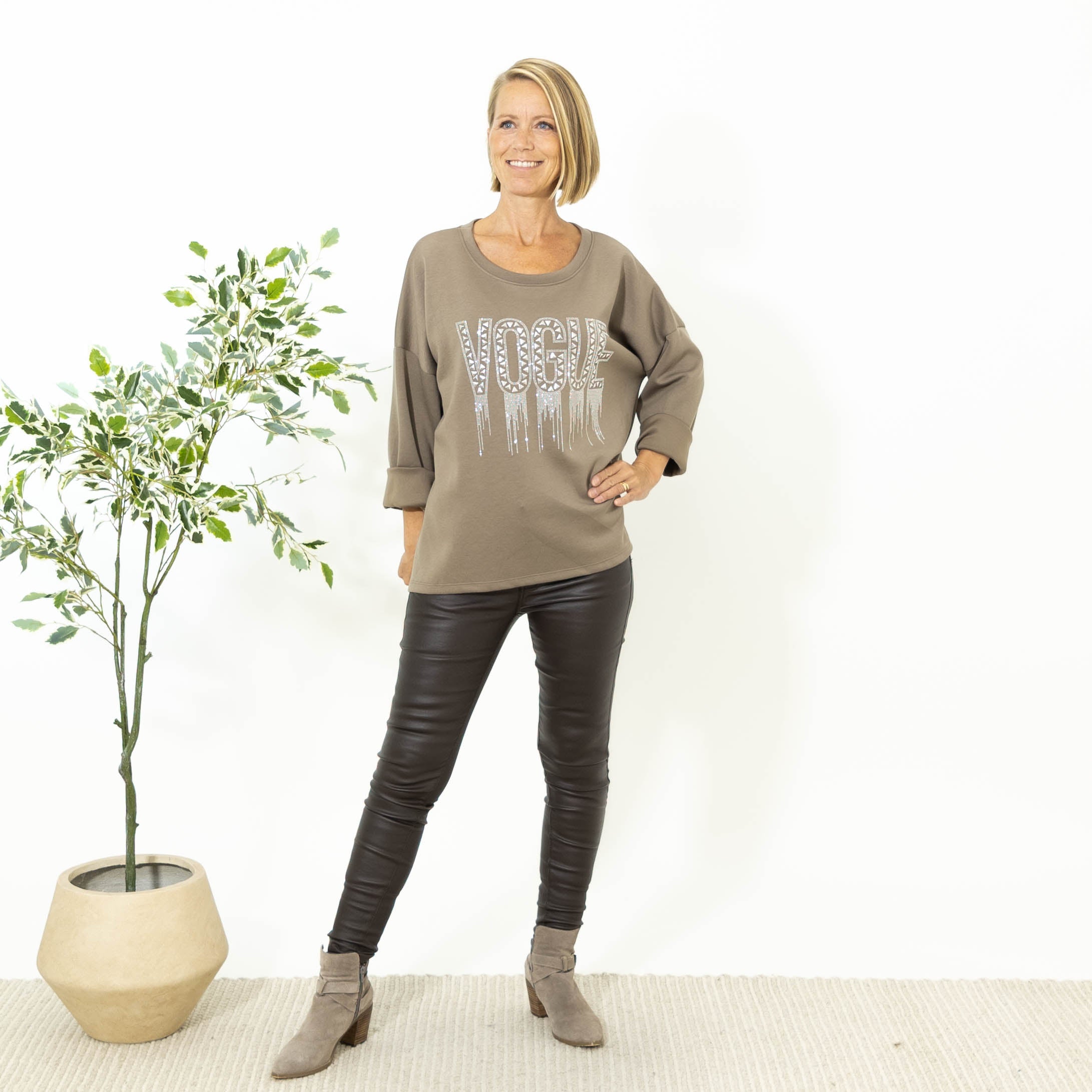 Winnie sweatshirt, Taupe