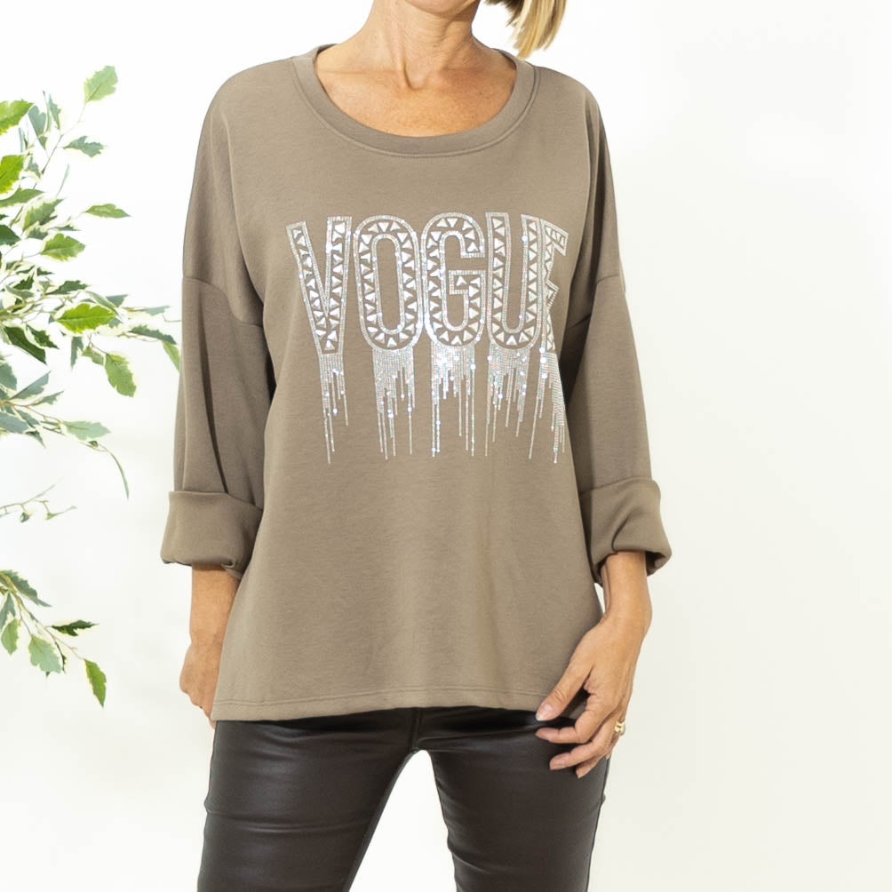 Winnie sweatshirt, Taupe