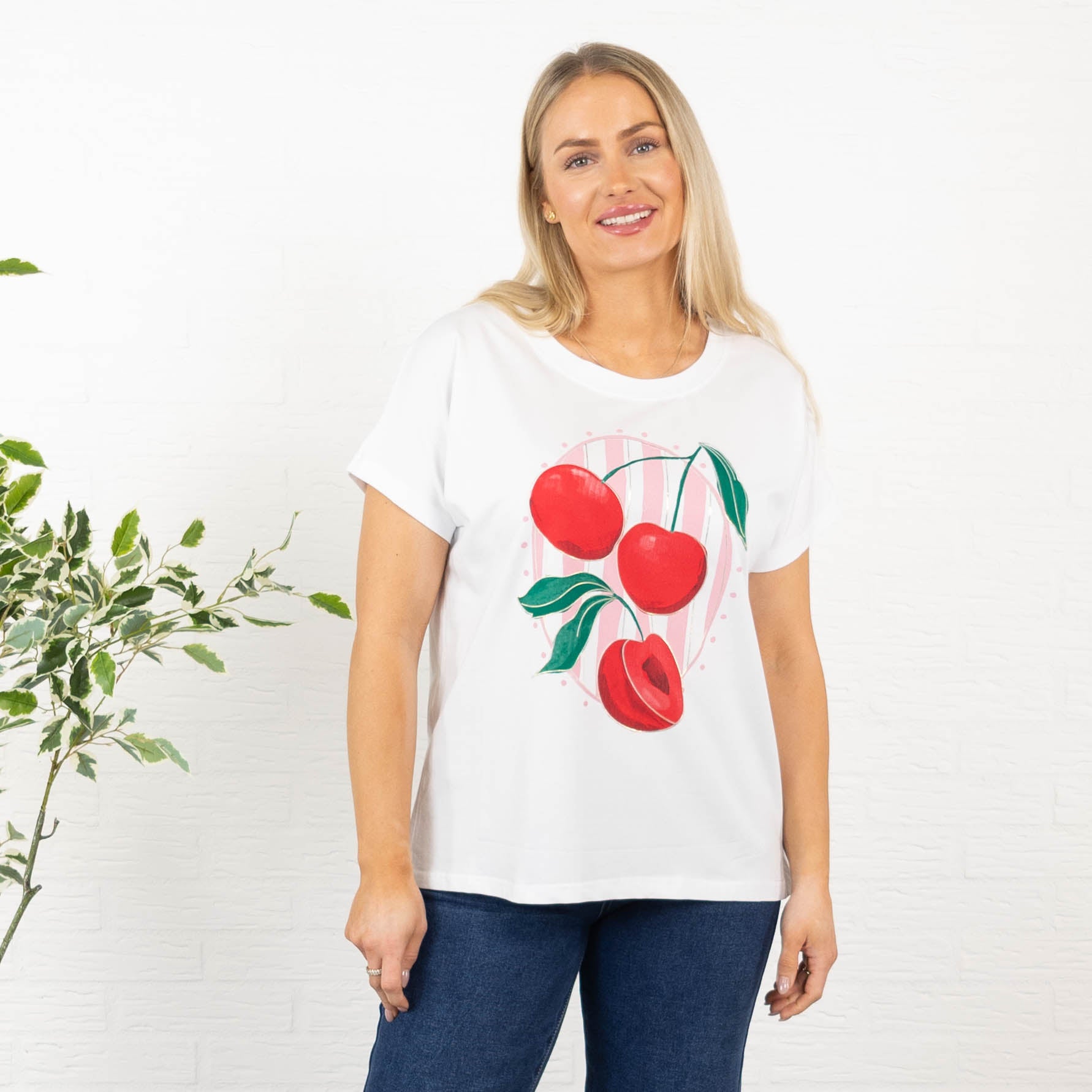 Frugt t-shirt, Kirsebær