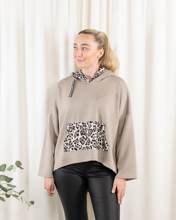 Skylar sweatshirt, Taupe