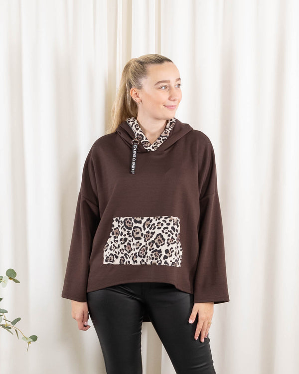 Skylar sweatshirt, Choko