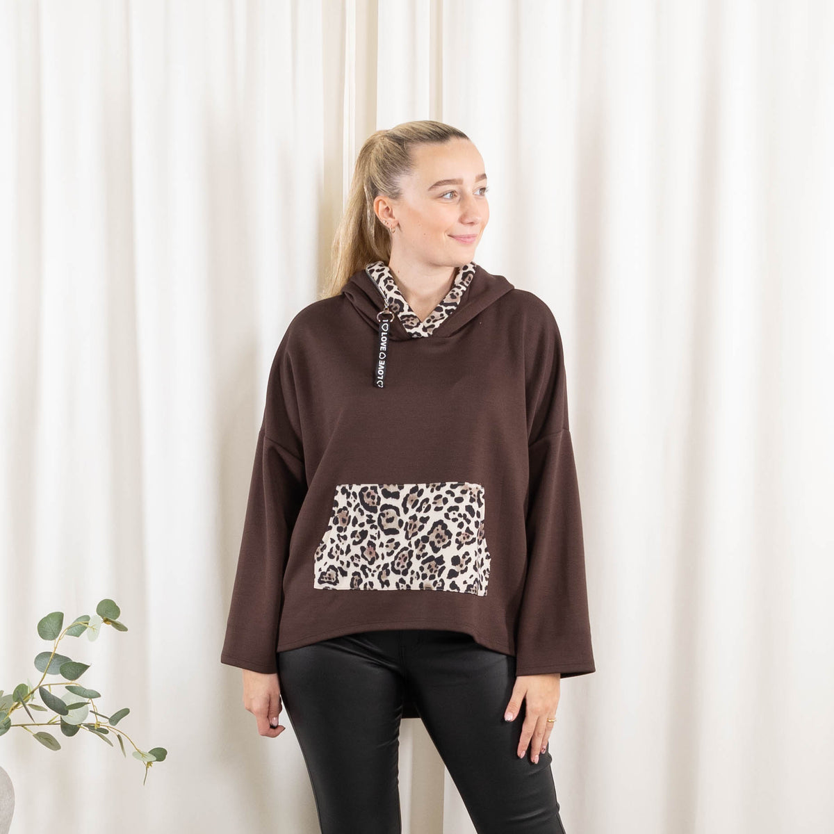 Skylar sweatshirt, Choko