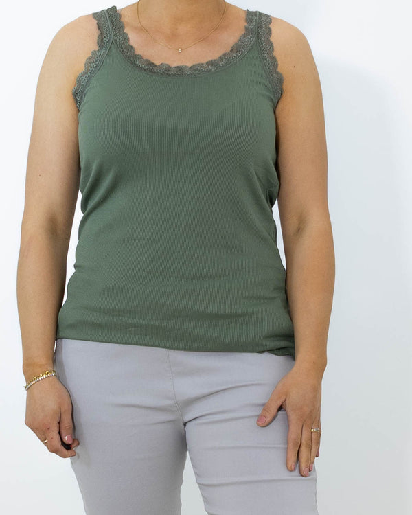 Sandy top, Khaki