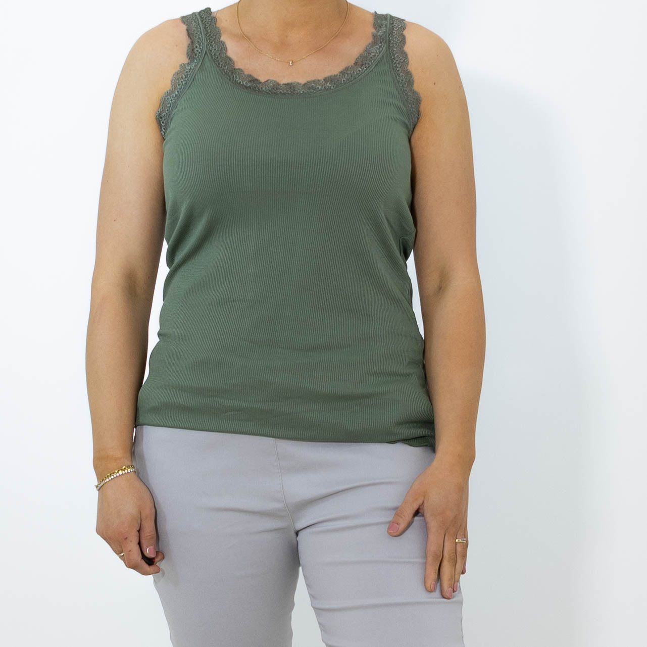 Sandy top, Khaki