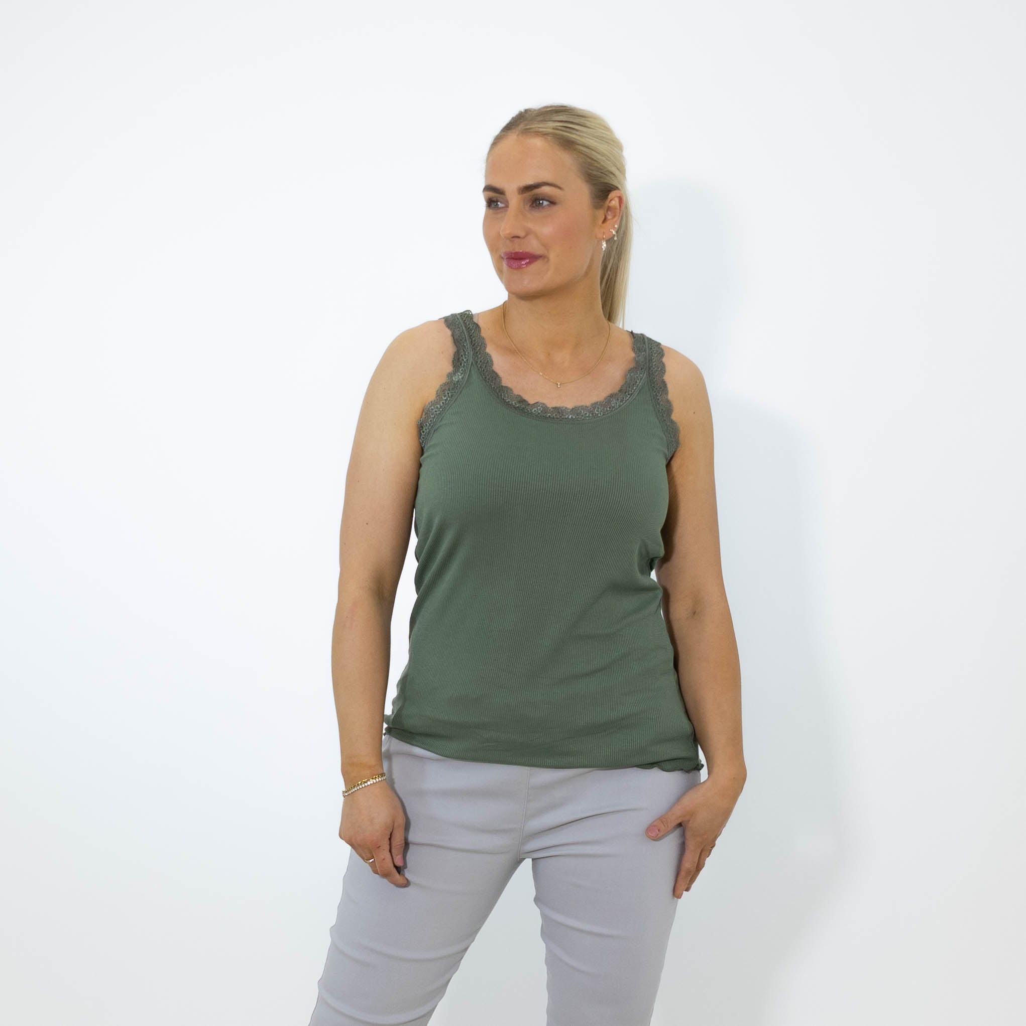 Sandy top, Khaki