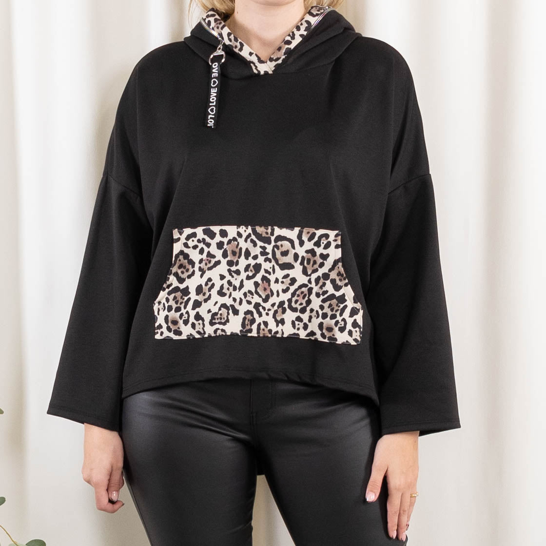Skylar sweatshirt, Sort