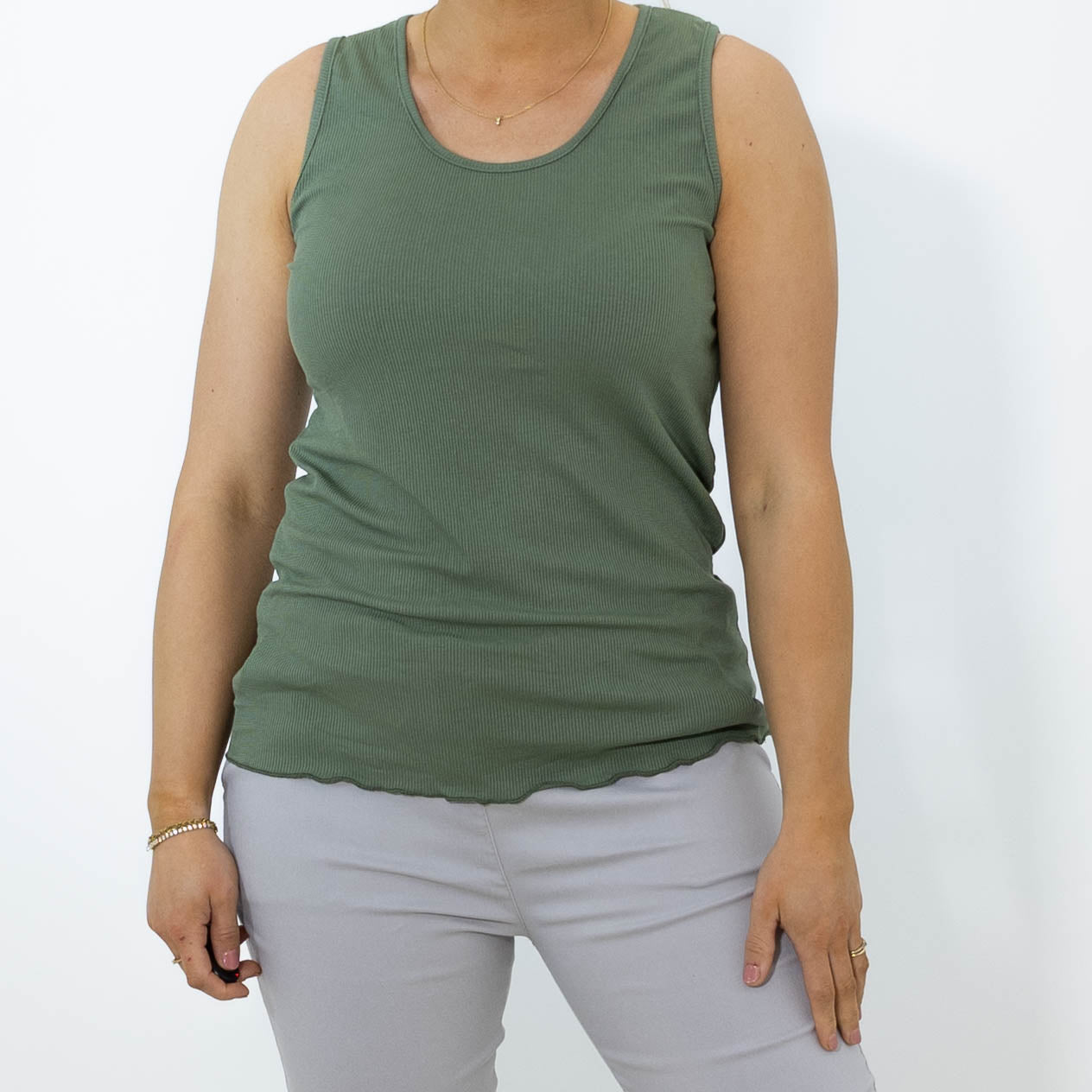 Nina top, Khaki
