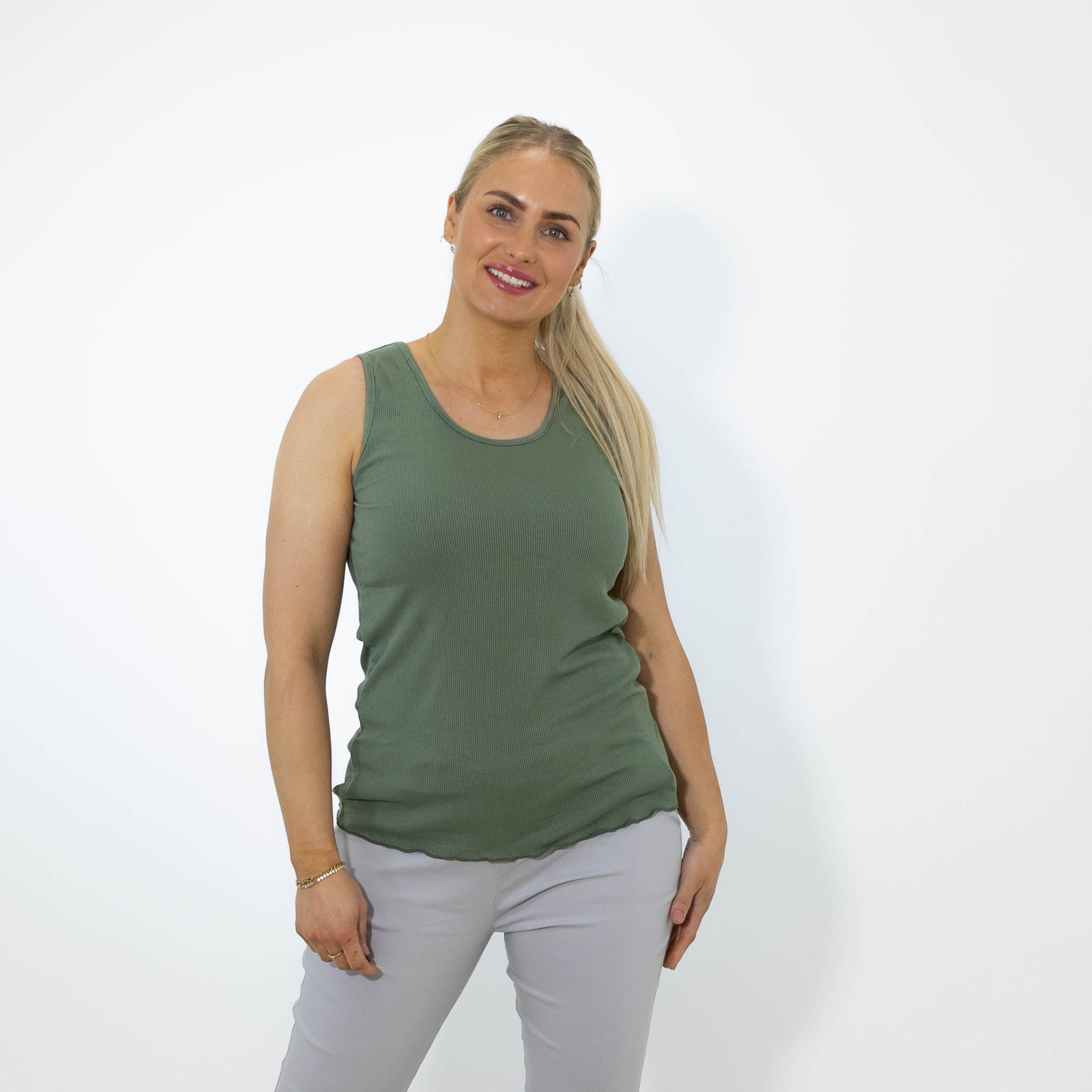 Nina top, Khaki
