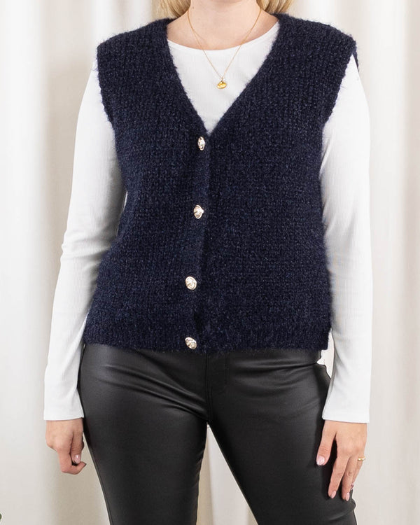 Blanca cardigan, Blå