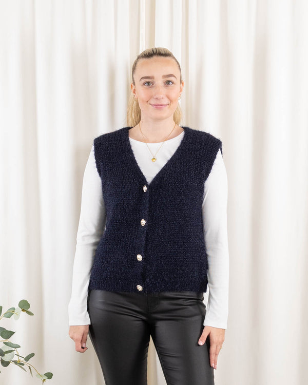 Blanca cardigan, Blå