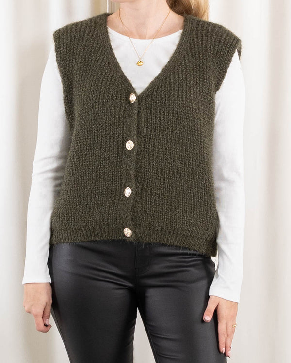 Blanca cardigan, Khaki
