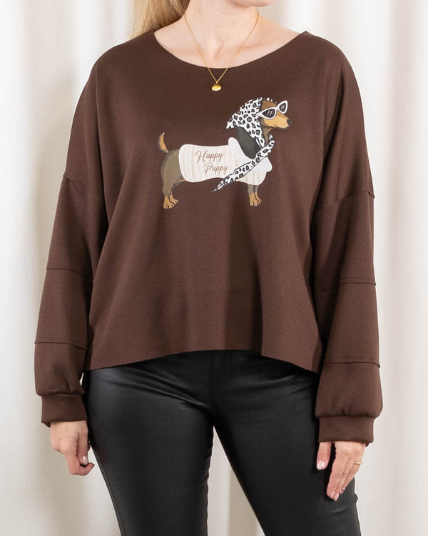 Puk sweatshirt, Choko