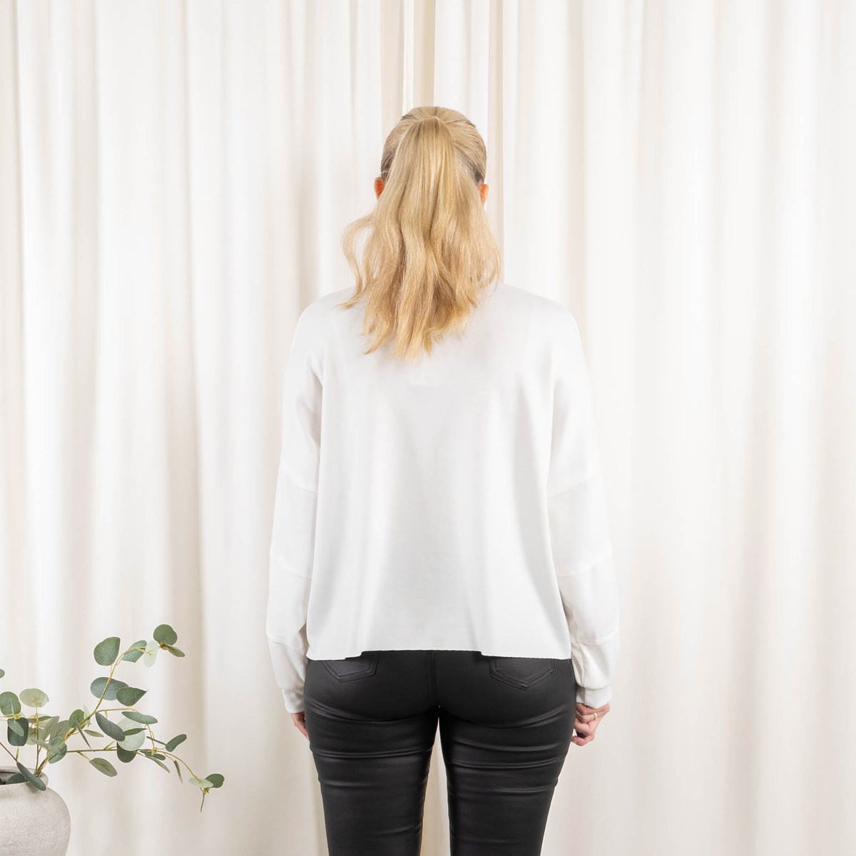 Puk sweatshirt, Hvid
