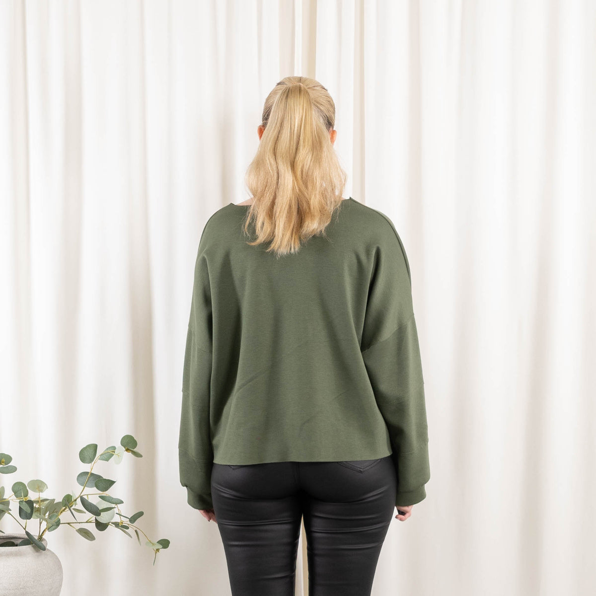 Puk sweatshirt, Khaki
