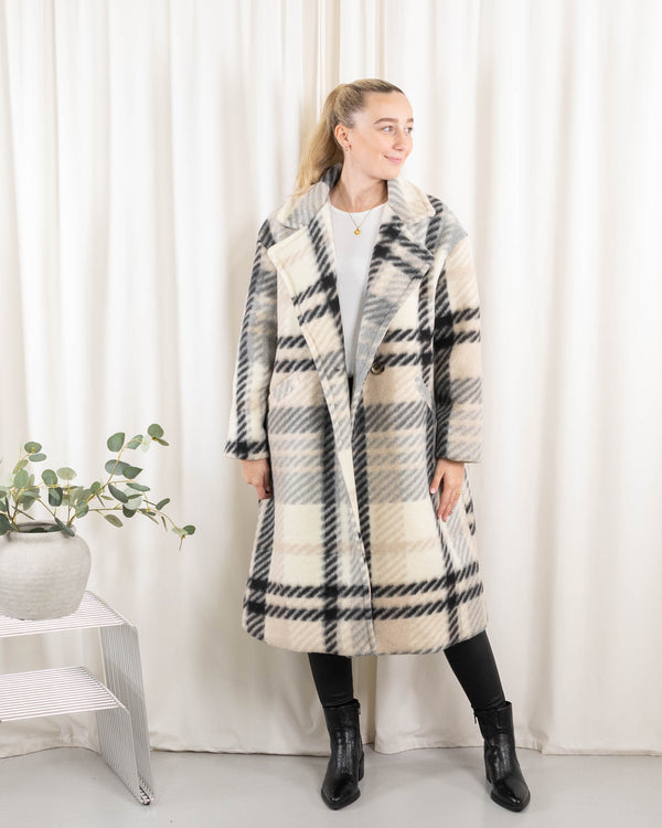 Nikoline jakke, Beige