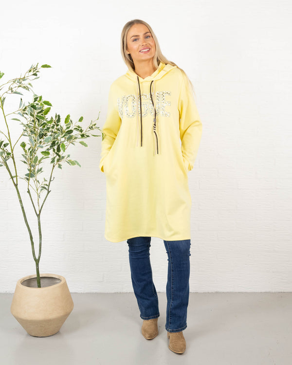 Vogue sweatshirt/tunika, Gul
