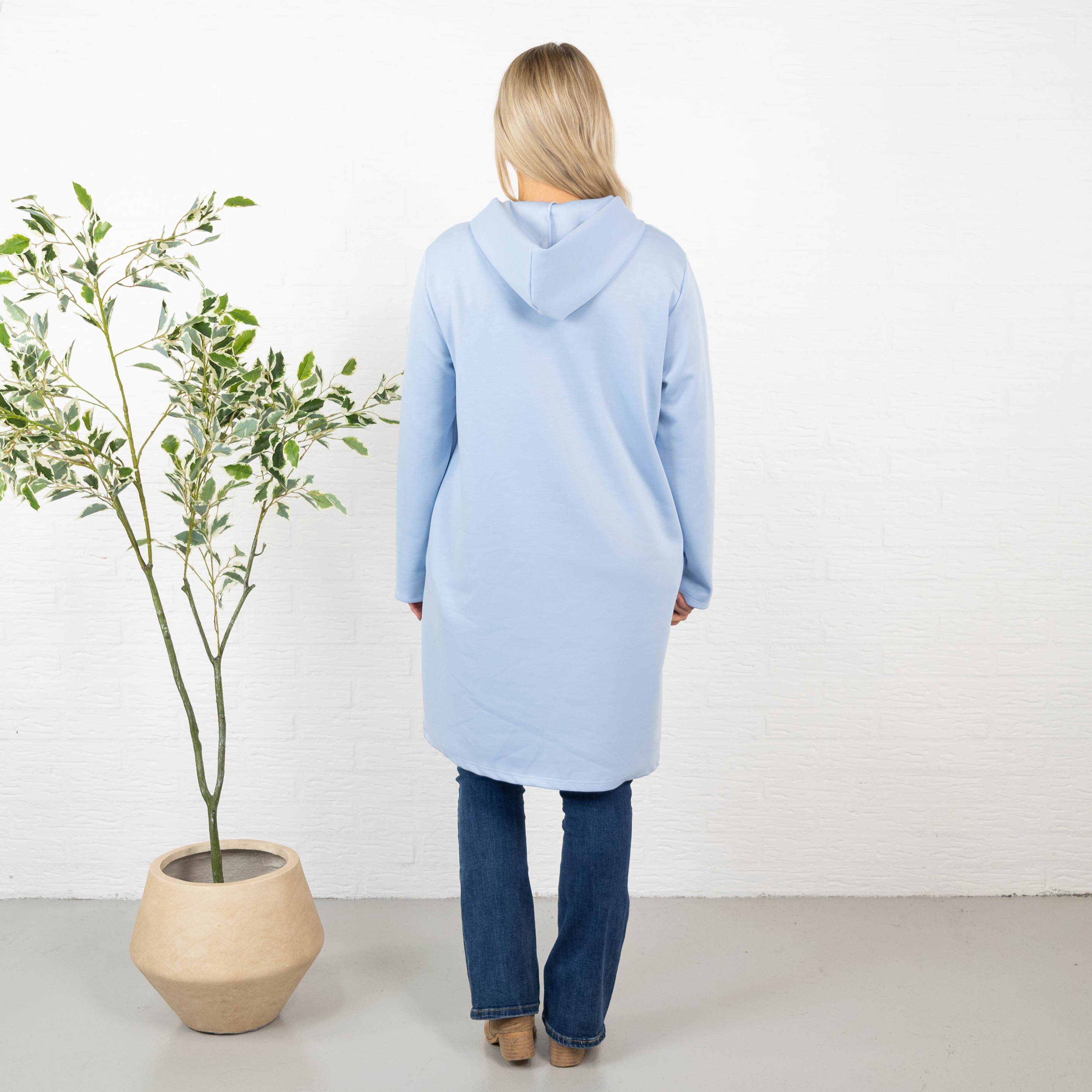 Vogue sweatshirt/tunika, Lyseblå