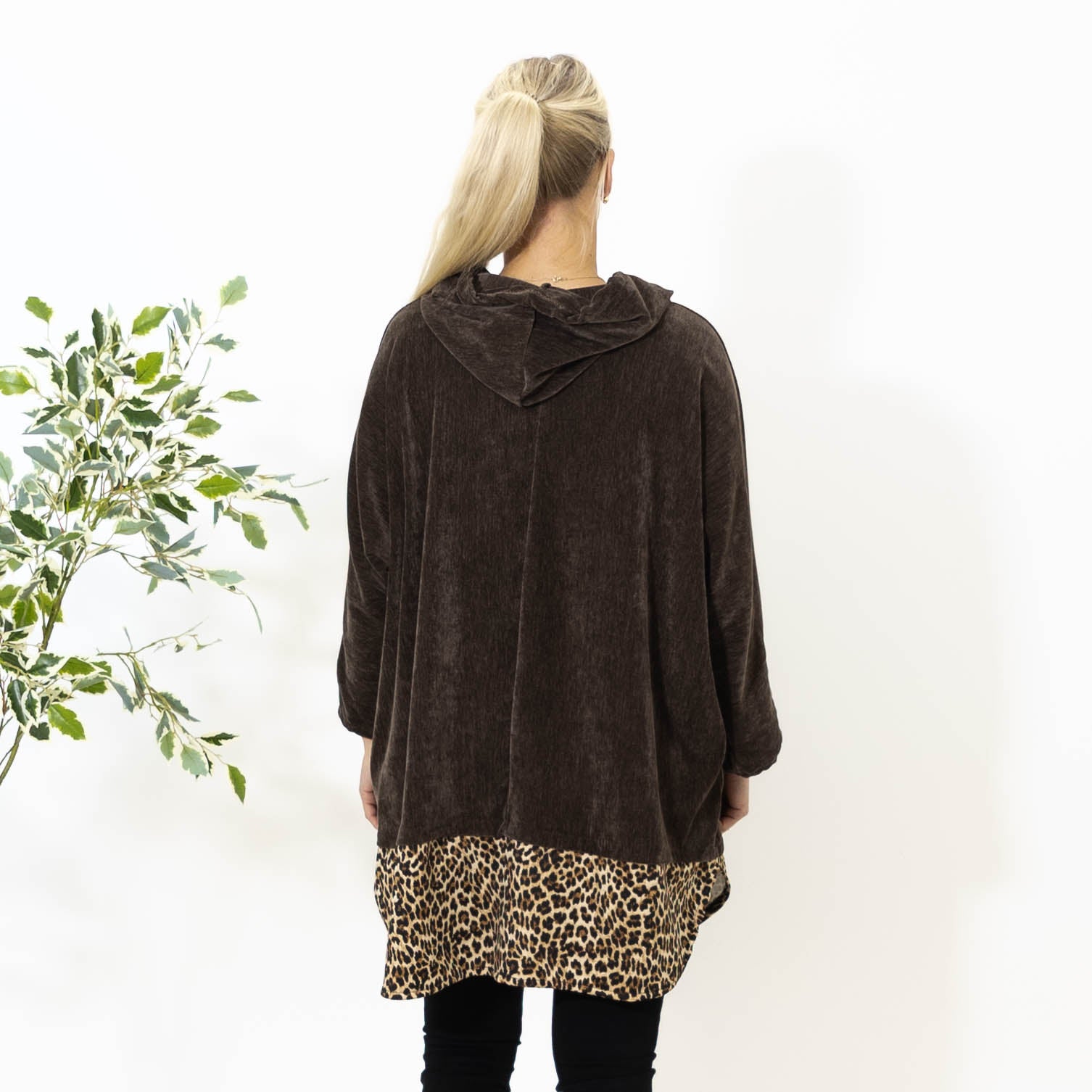 Tara leo hoodie, Choko