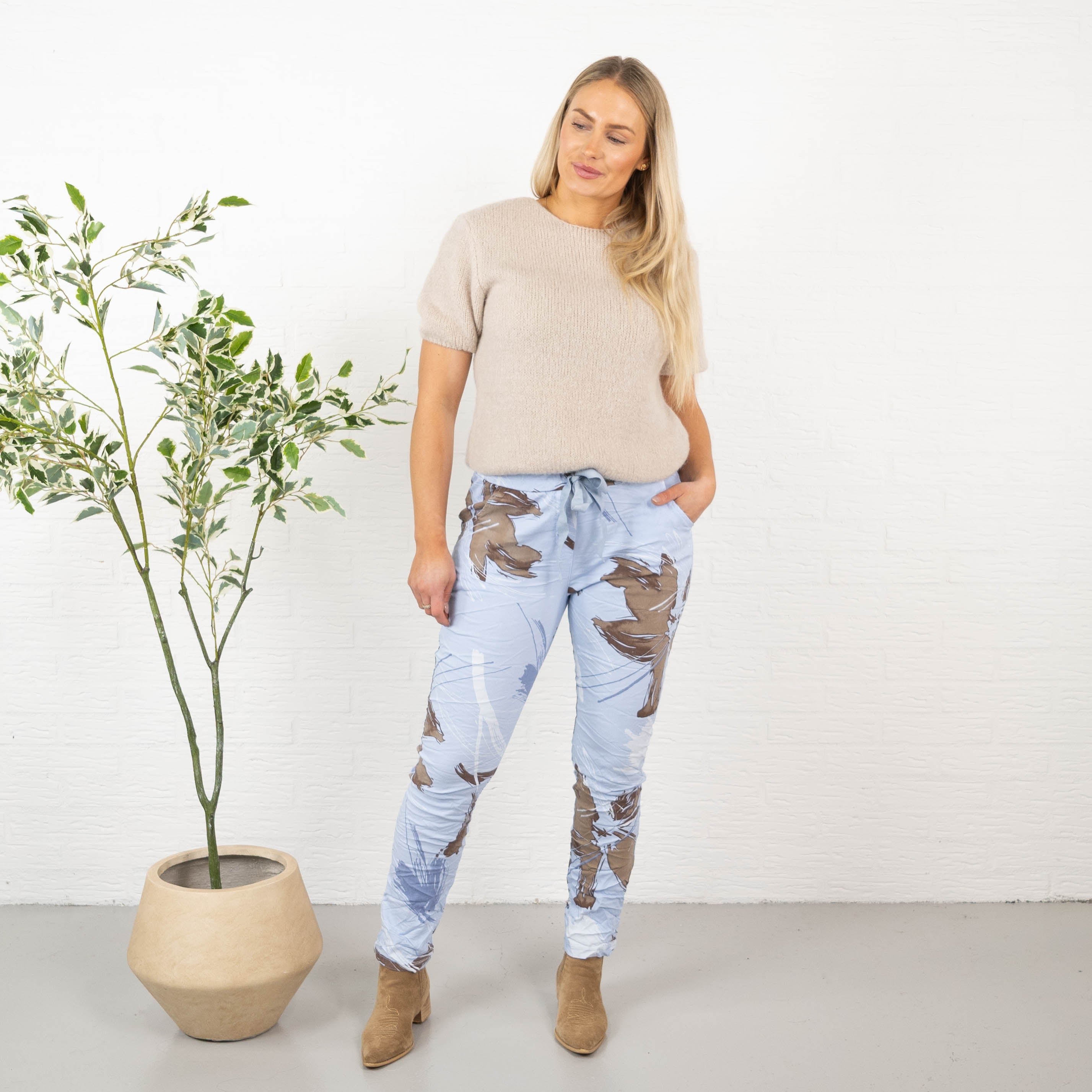 Colette bukser, Lyseblå