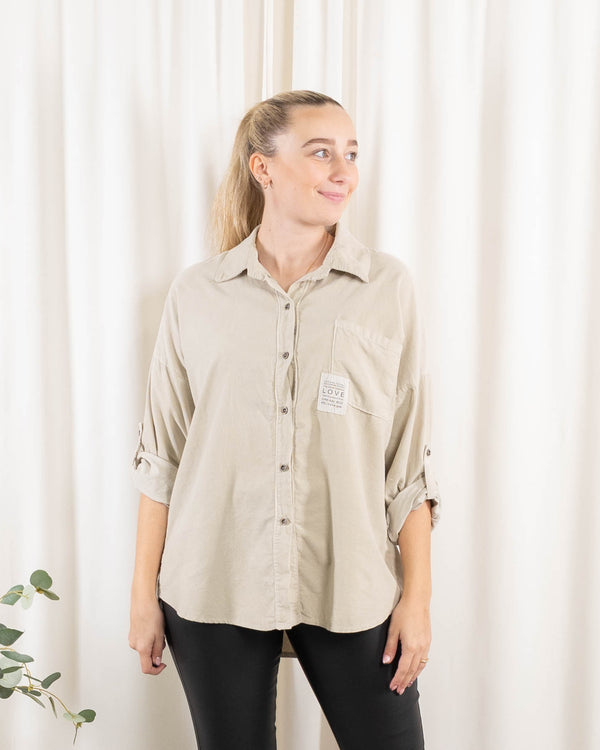 Miriam skjorte, Beige