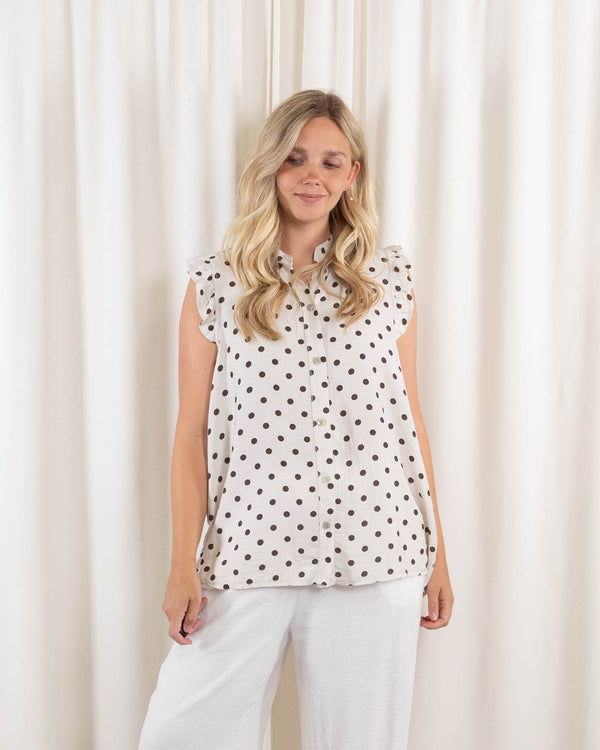 Marley skjorte, Beige