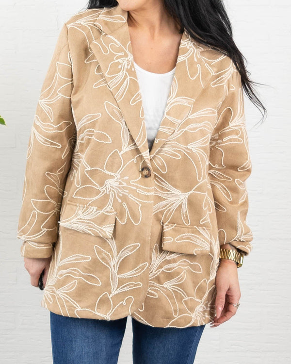Helen blazer, Taupe
