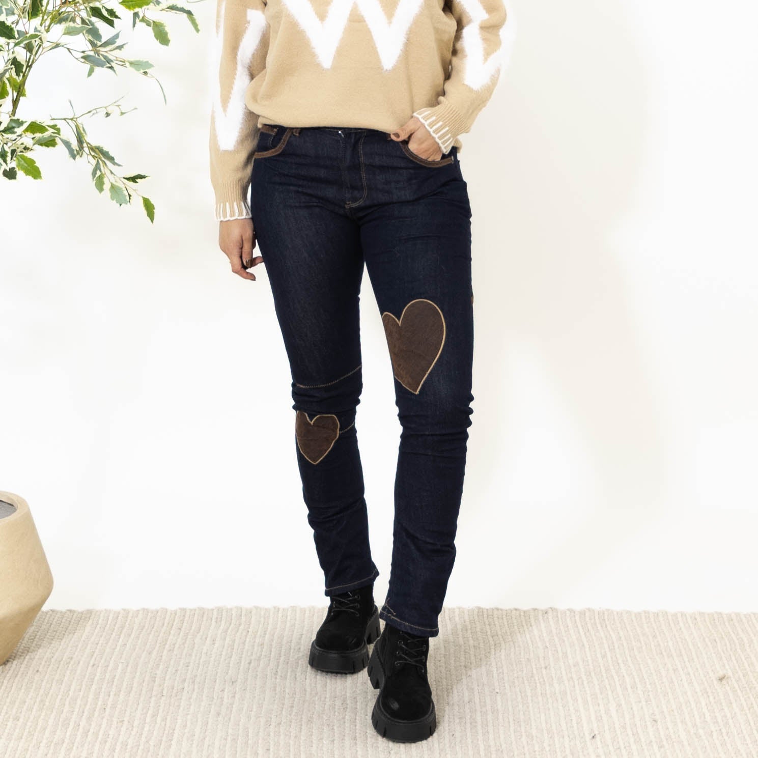 Gurli jeans, mørkvask