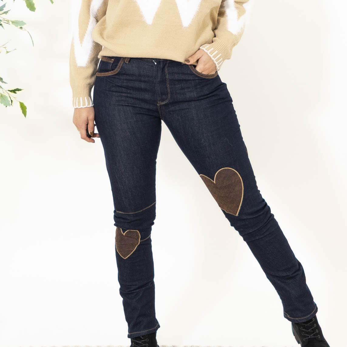 Gurli jeans, mørkvask