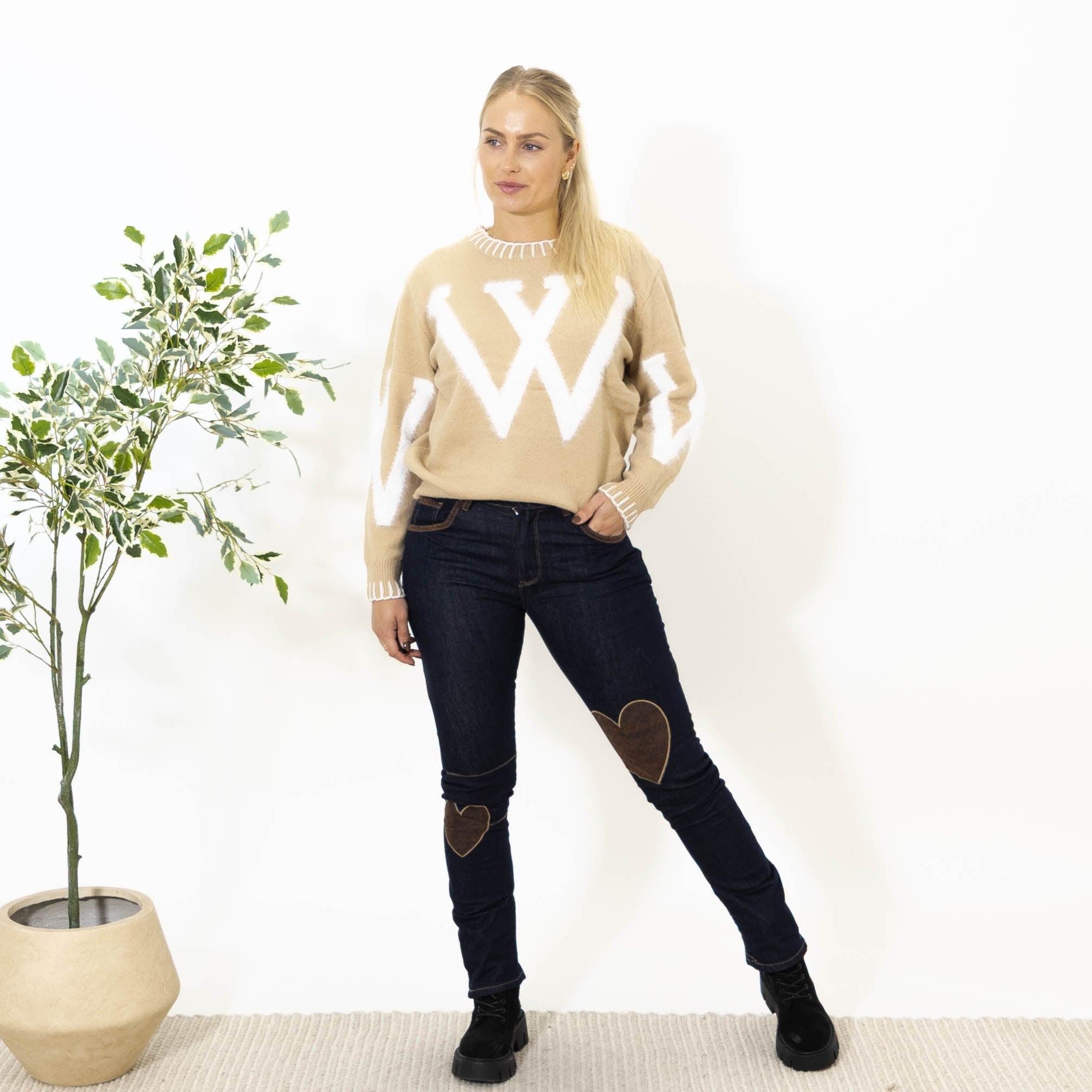 Gurli jeans, mørkvask