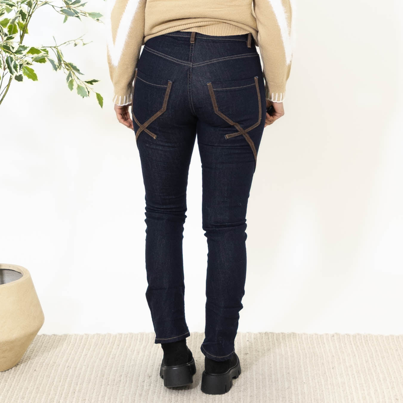 Gurli jeans, mørkvask