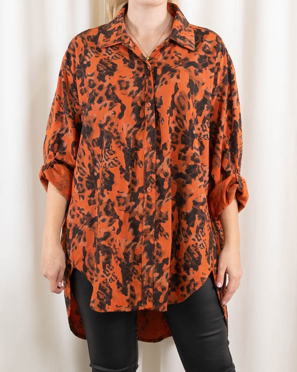 Vivian skjorte, Brændt orange