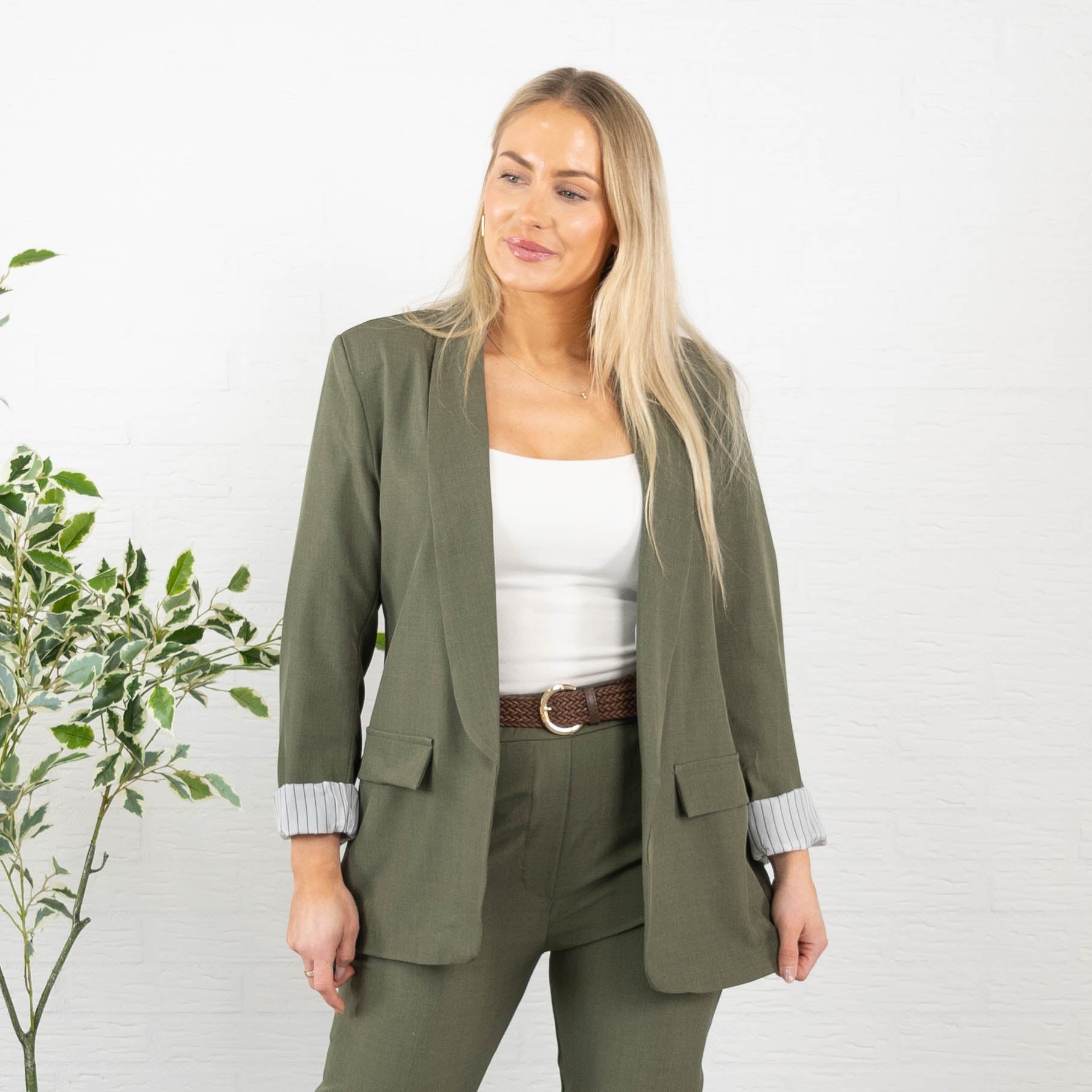 Ella blazer, Khaki