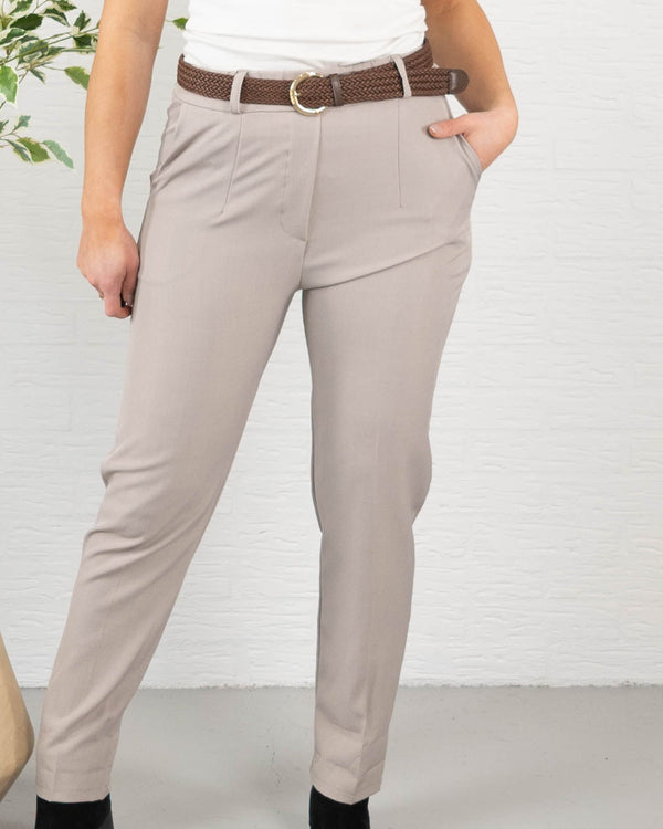 Blair habit bukser, Beige