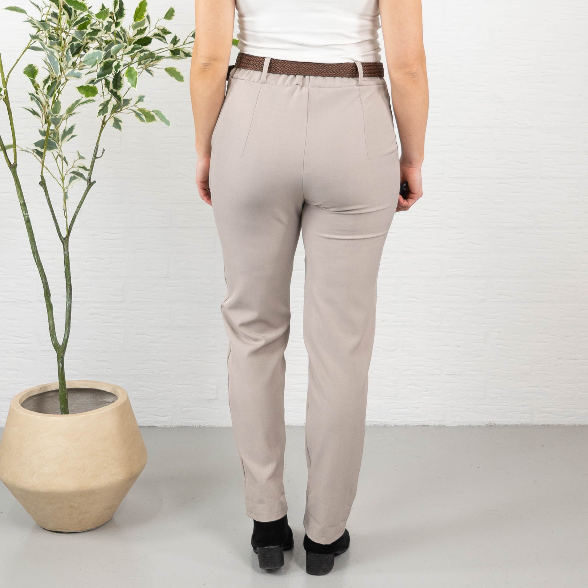 Blair habit bukser, Beige