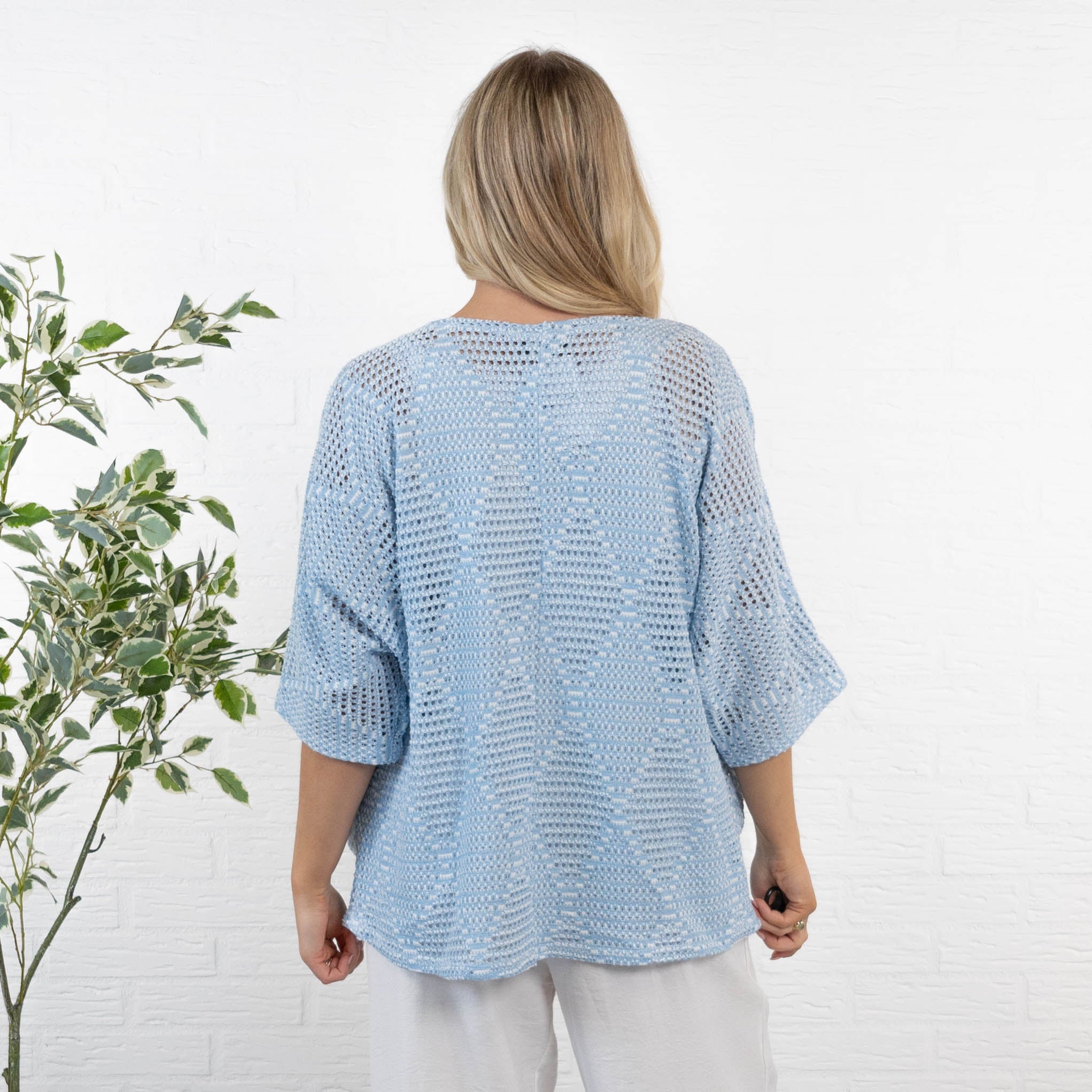 Isabel strik, Lyseblå