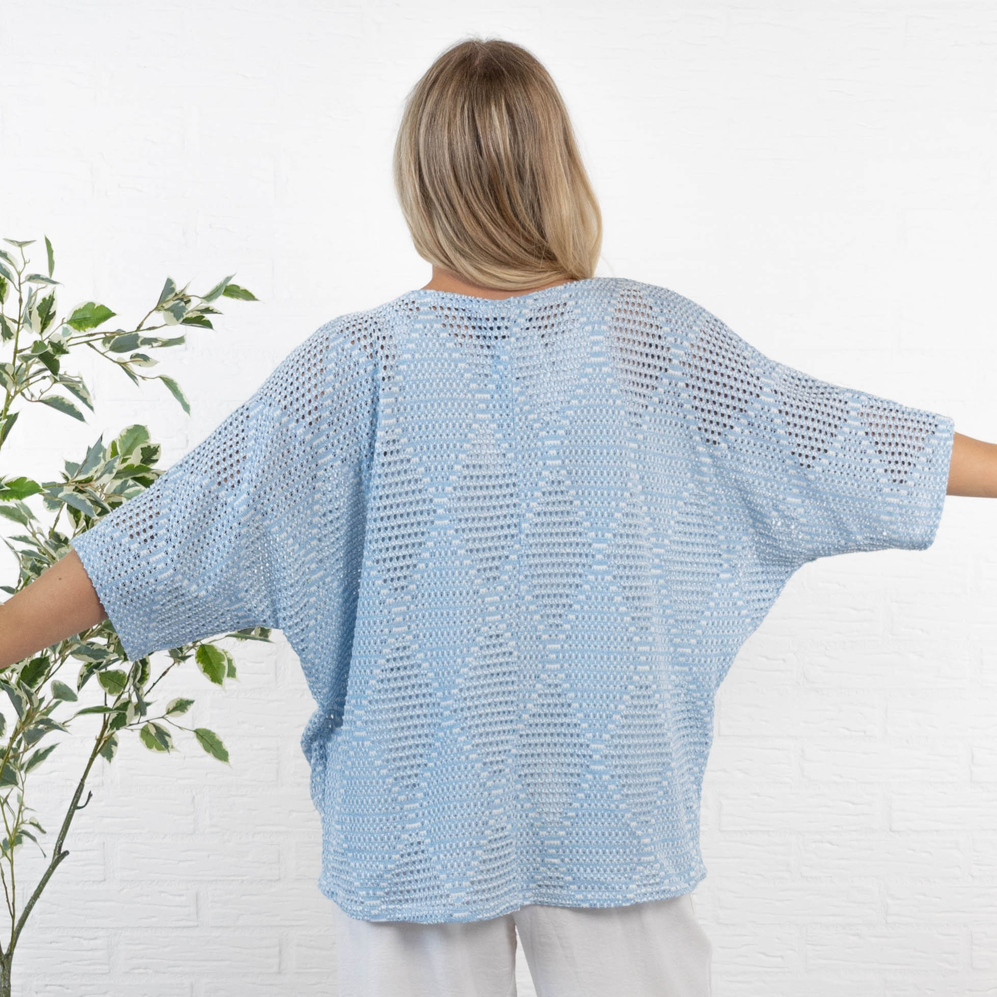 Isabel strik, Lyseblå