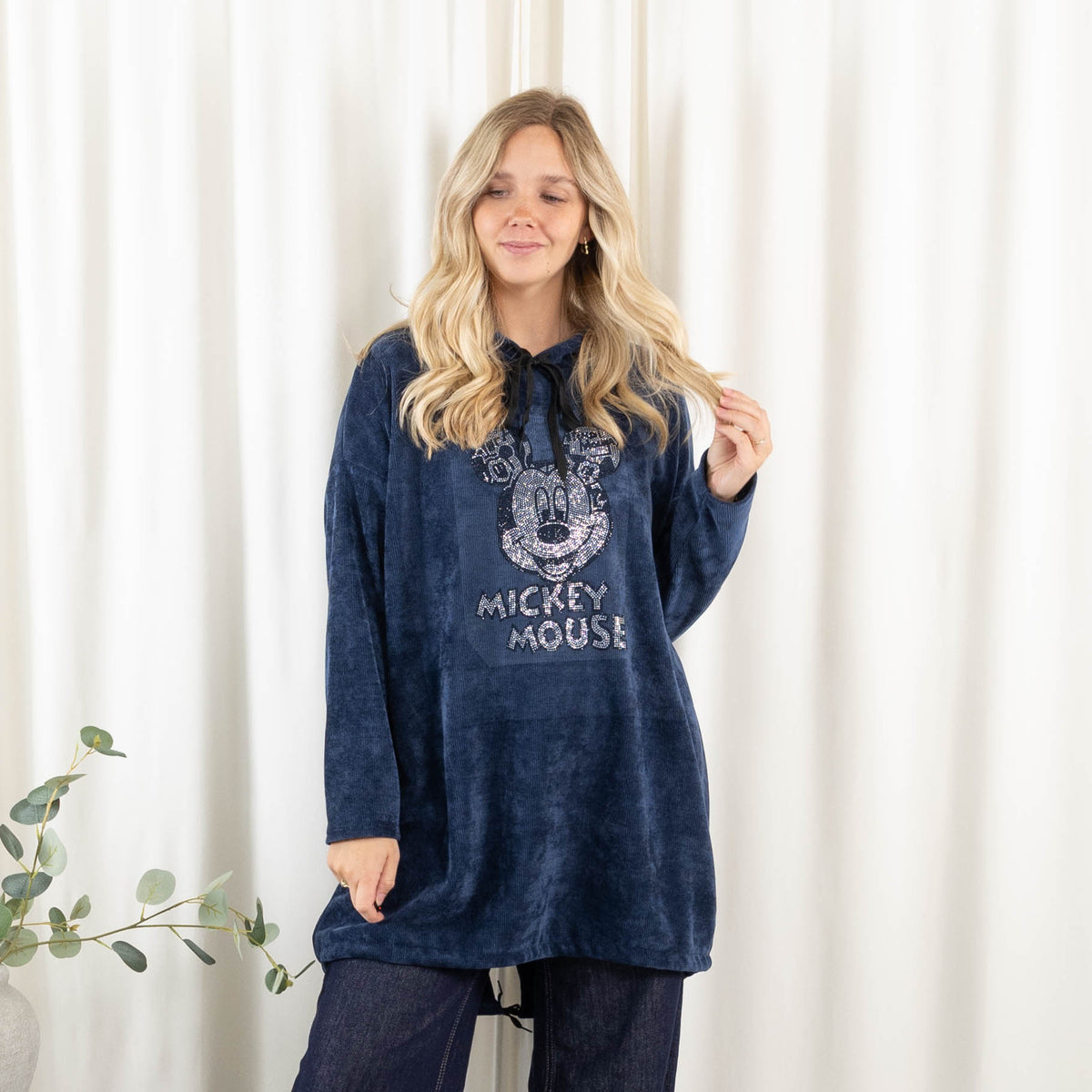 Mickey sweatshirt, Navy