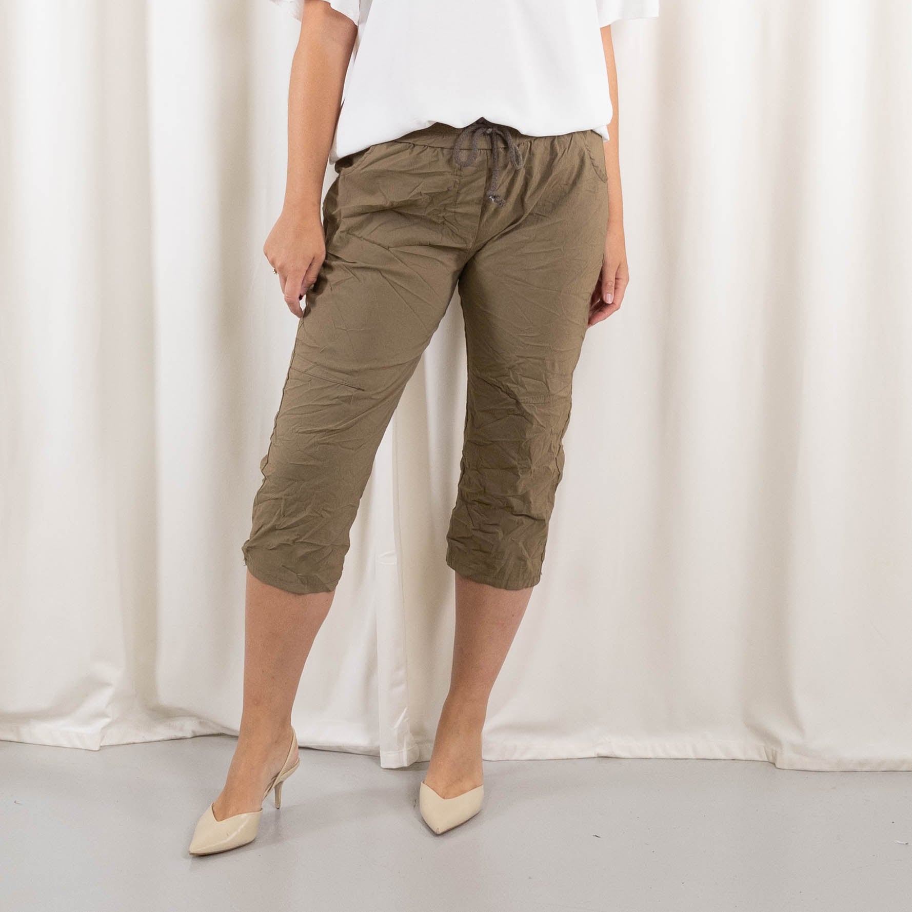 Bodil piratshorts, Oliven