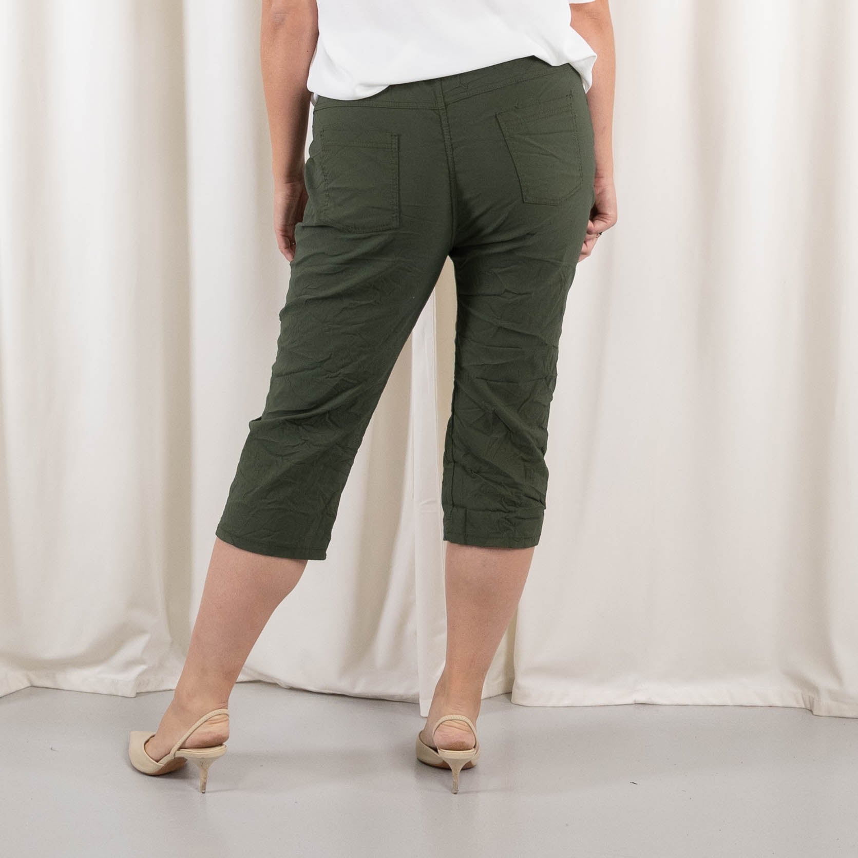 Bodil piratshorts, Khaki