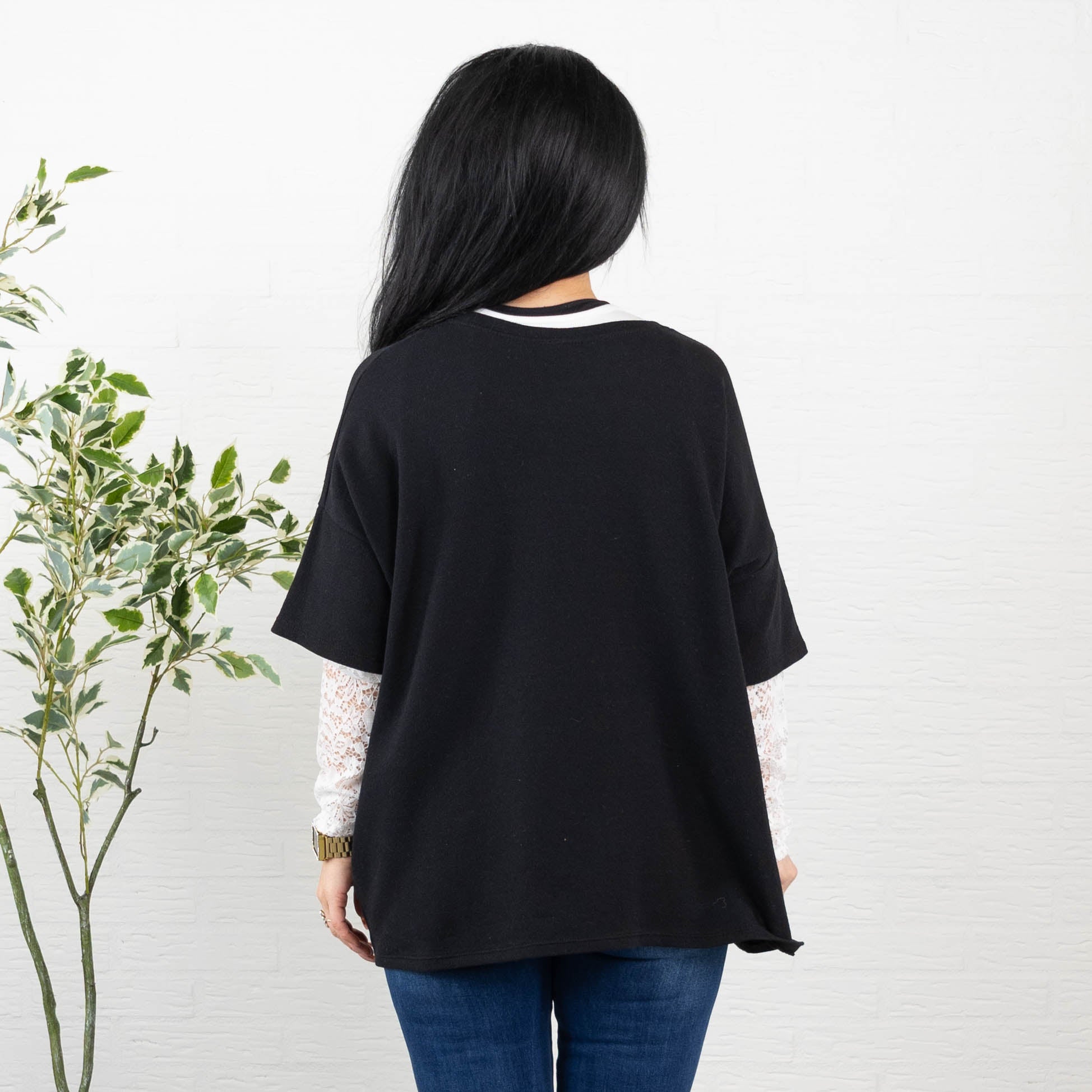 London sweatshirt, Sort