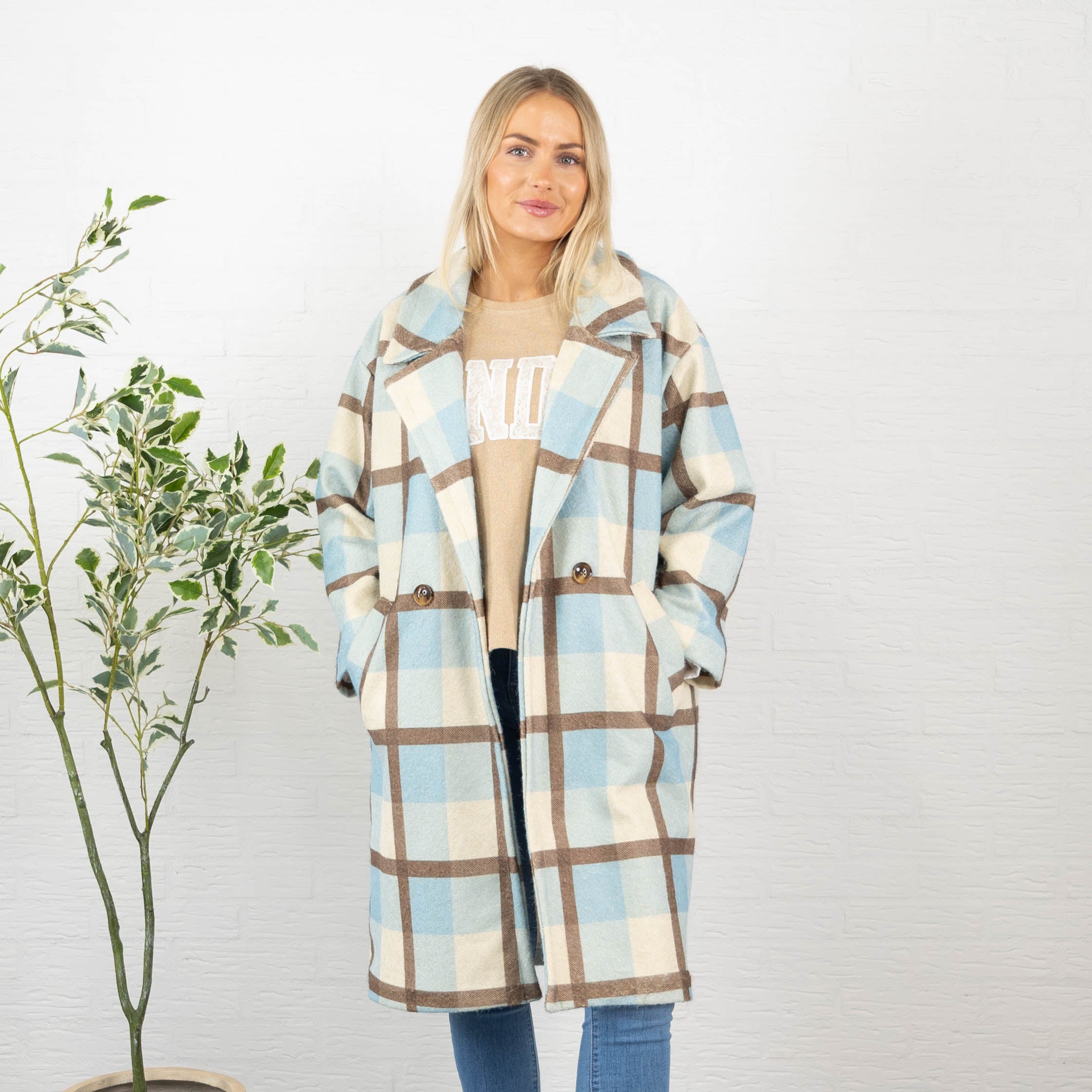 Annie jakke, Lyseblå