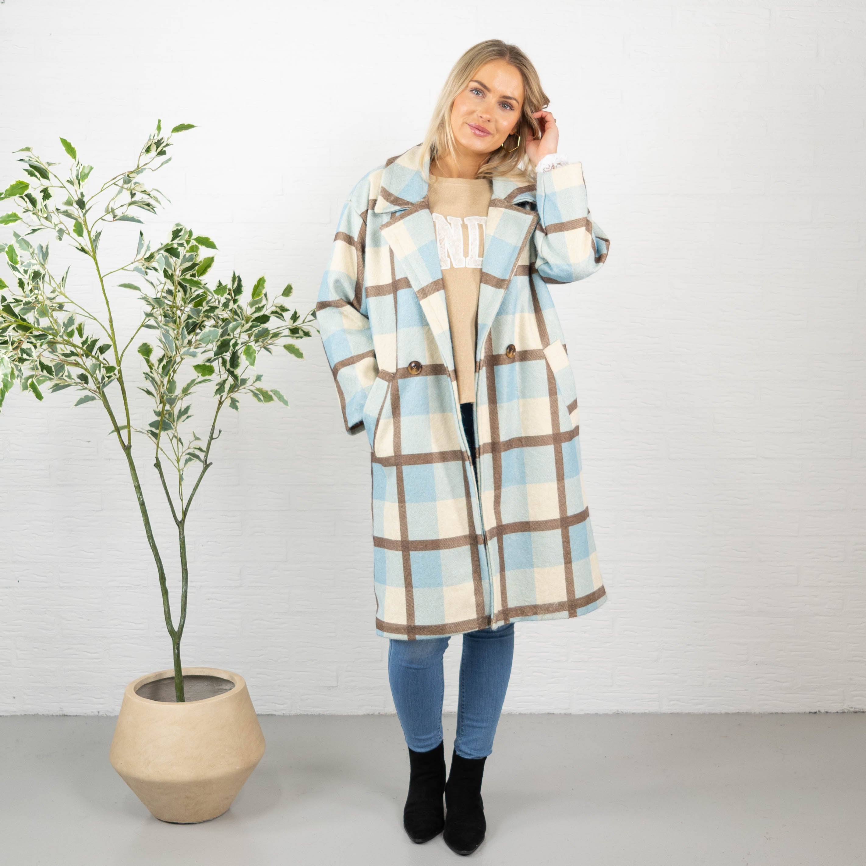 Annie jakke, Lyseblå