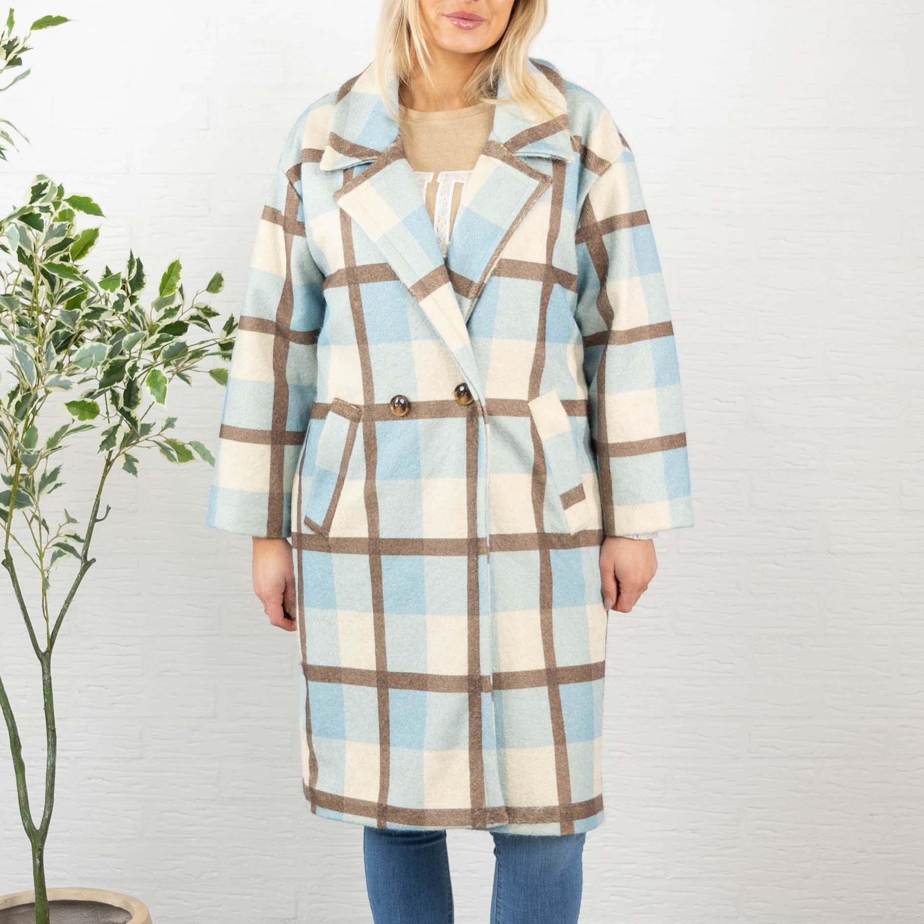 Annie jakke, Lyseblå