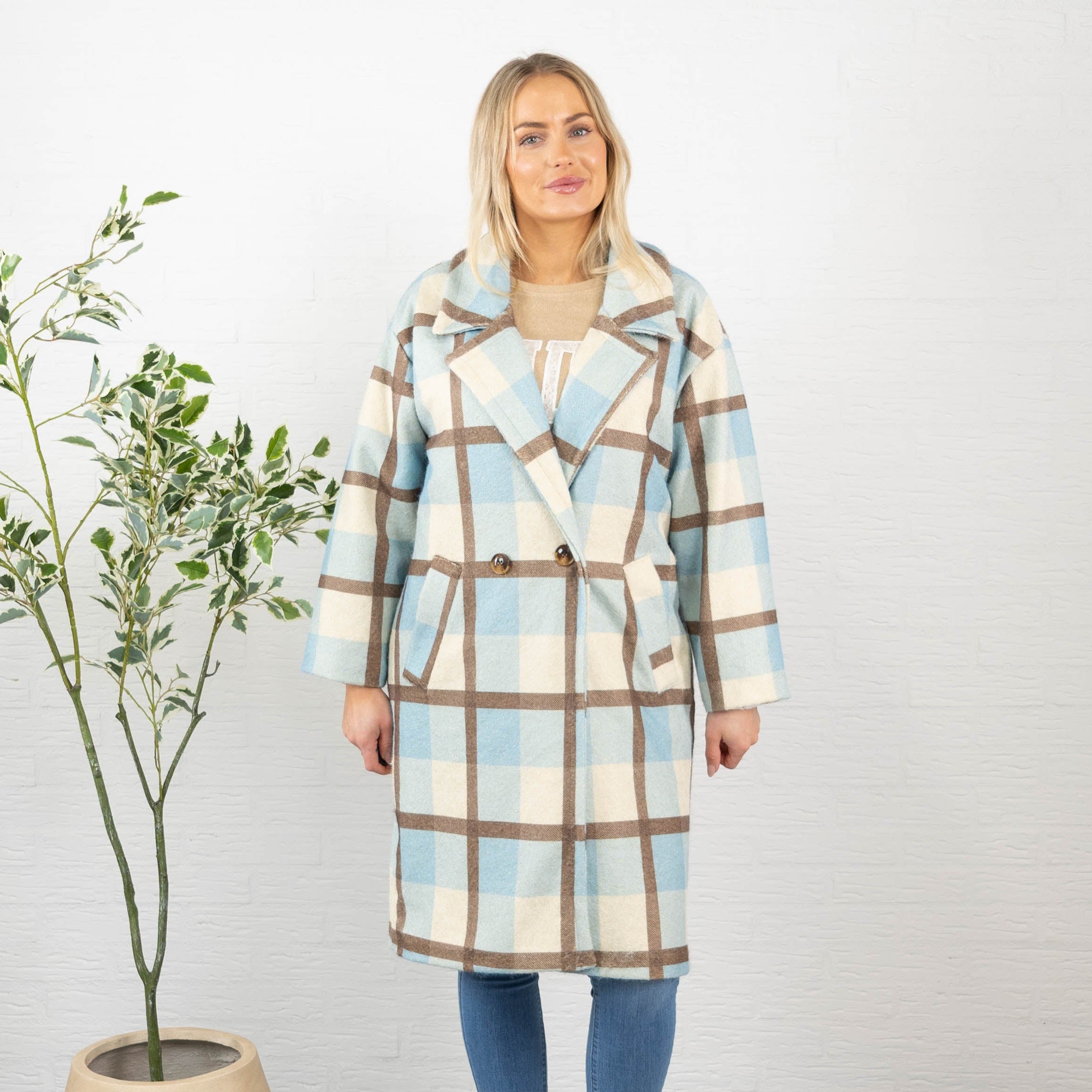 Annie jakke, Lyseblå