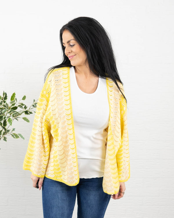 Jonna cardigan, Gul