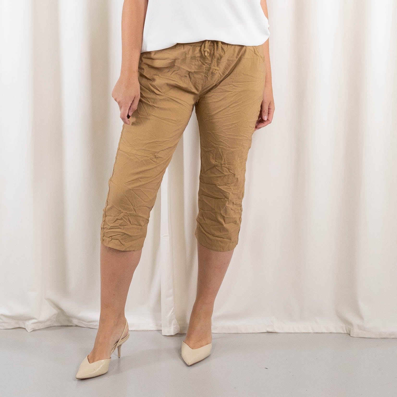 Bodil piratshorts, Camel