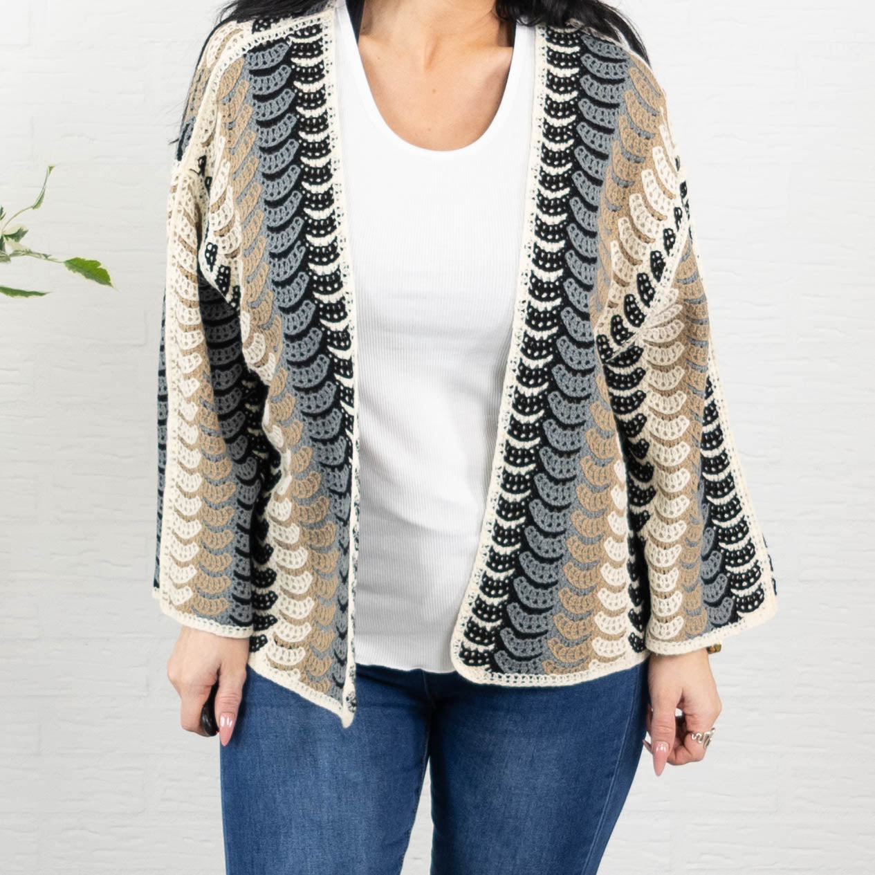 Jonna cardigan, Sort