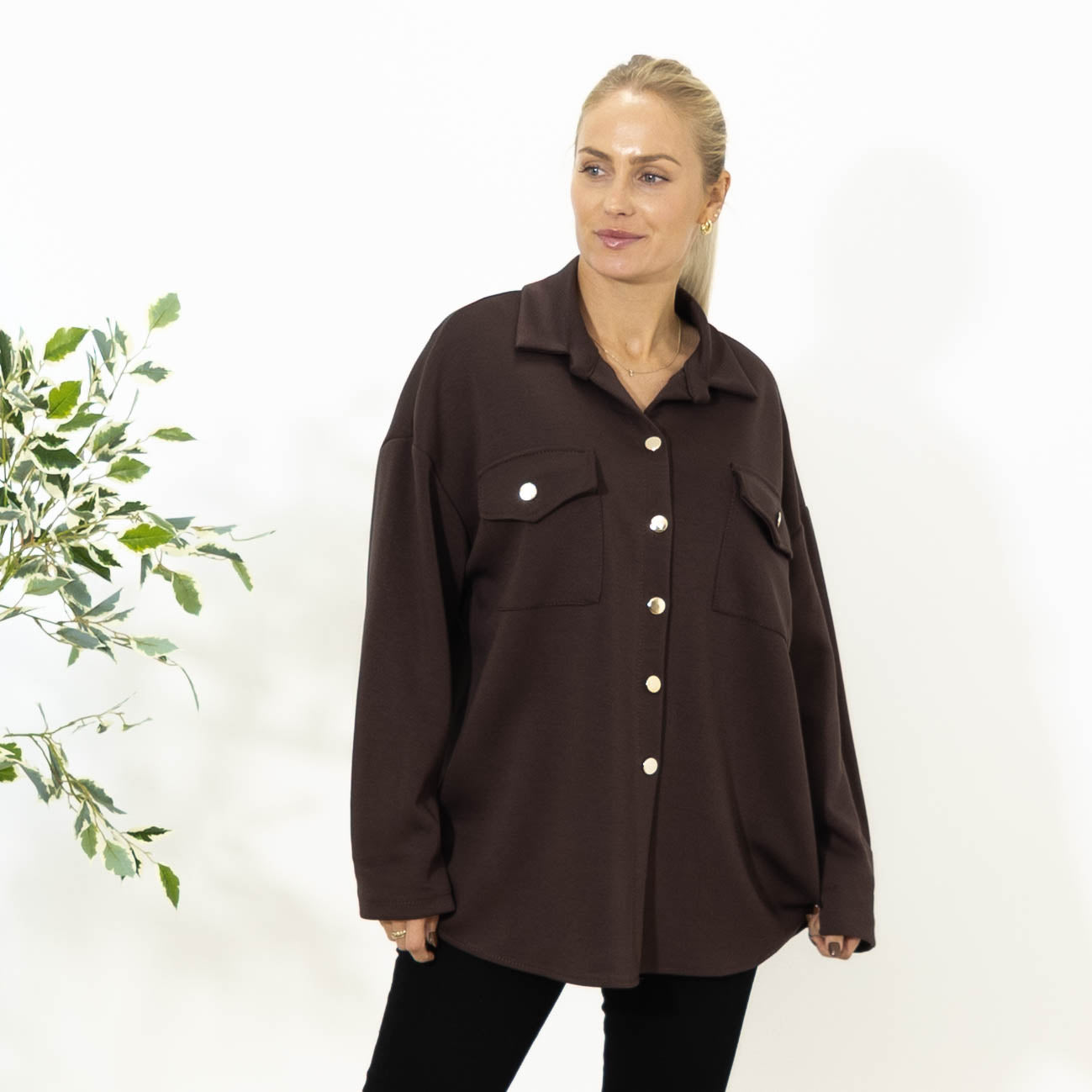 Roxana gennemknappet skjorte, Choko