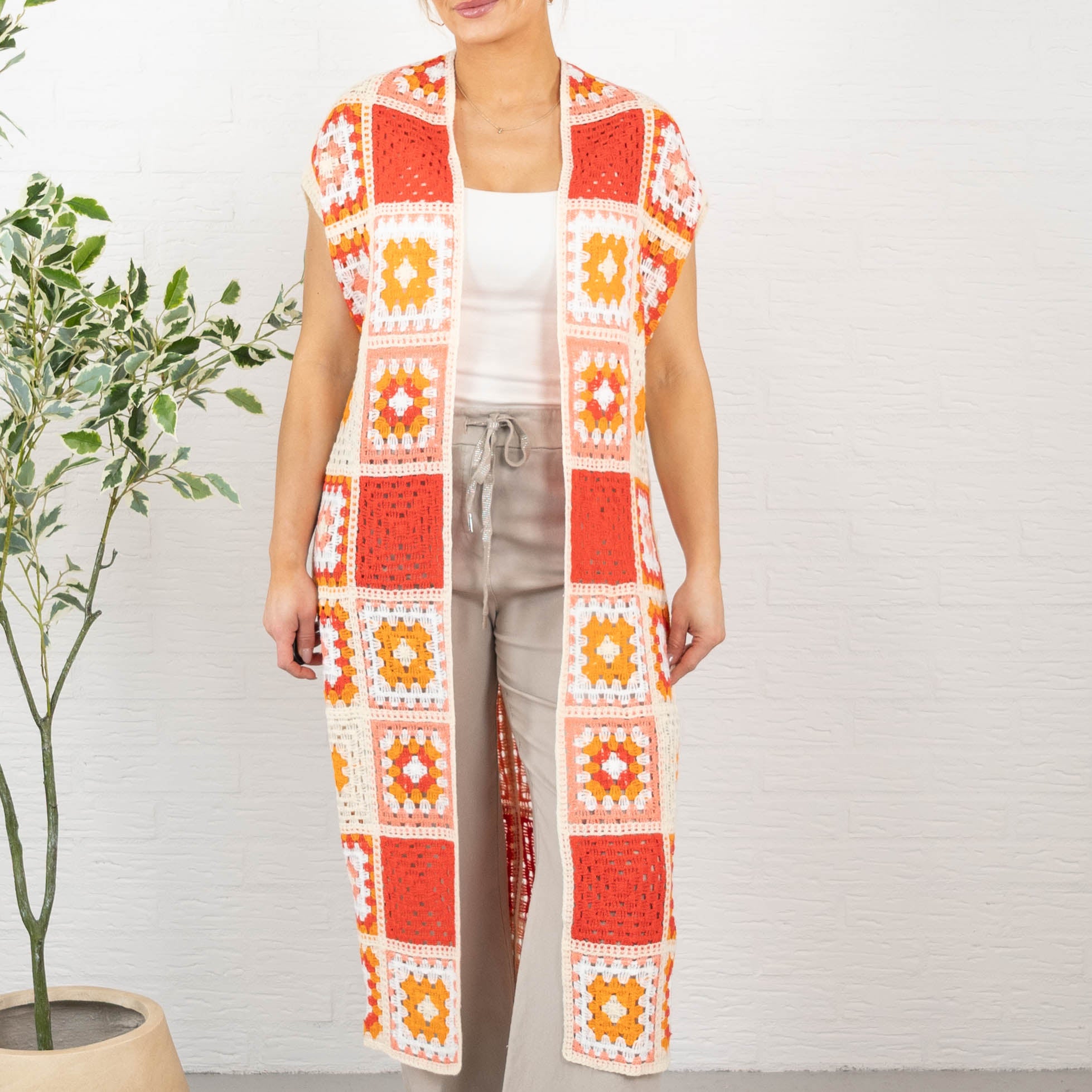 Hattie cardigan, Rød